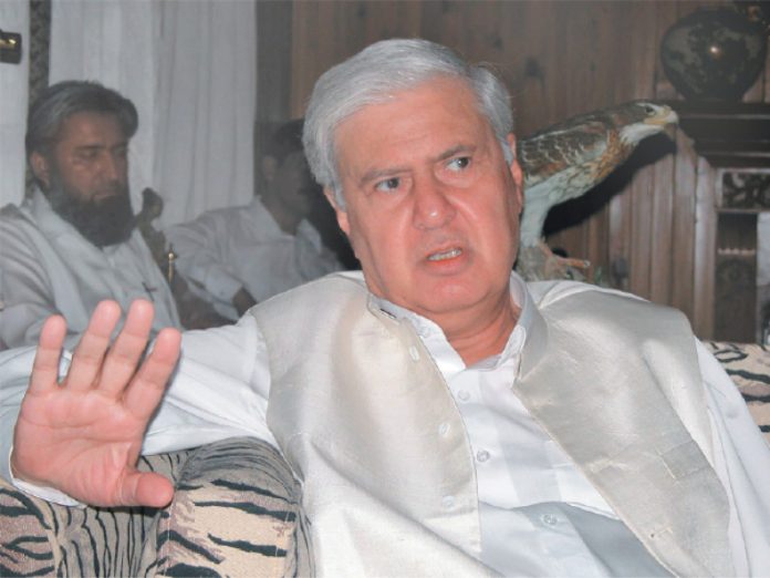 Qaumi Watan Party (QWP) Chairman, Aftab Ahmad Khan Sherpao