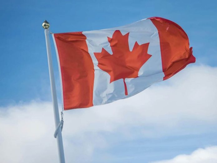 Canada flags