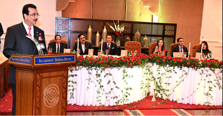 Gilani hosts reception in honour of Belgian Royals visiting Pakistan