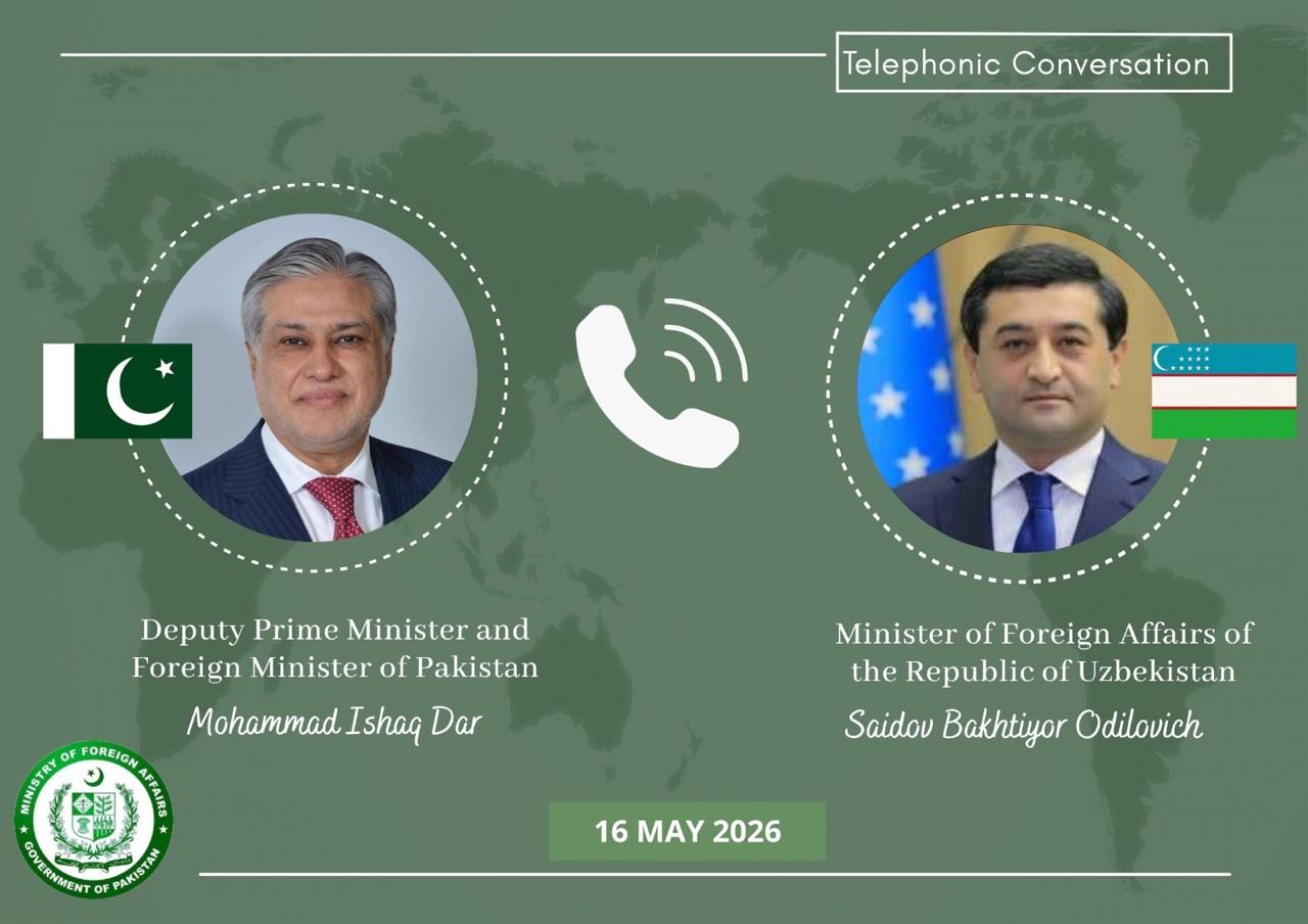 DPM/FM Dar, Uzbek FM exchange views on bilateral, multilateral matters