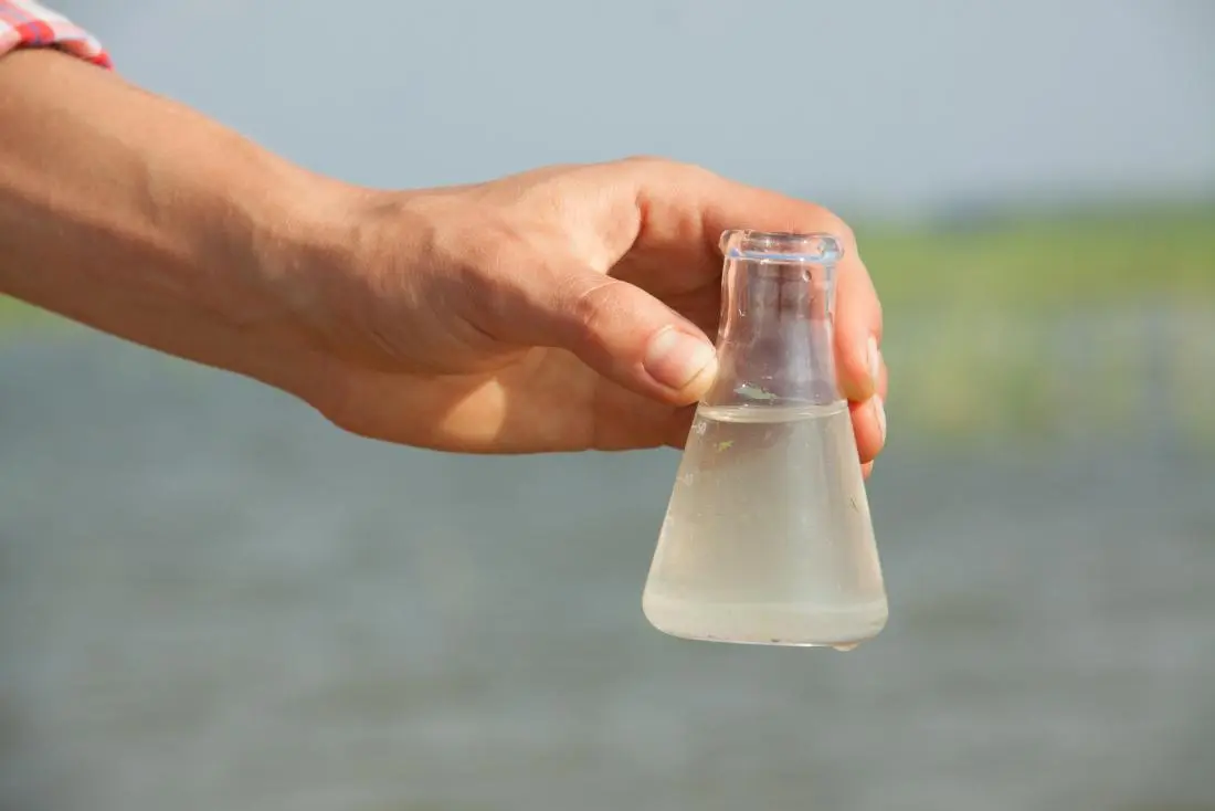 dirty-water-in-a-glass-beaker-which-can-cause-hepatitis-e