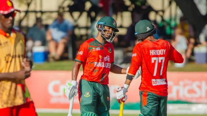 Bangladesh win dramatic finale to clinch T20I series against Zimbabwe