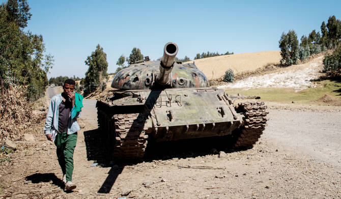 Thousands of Ethiopians rally against Tigray recruitment drive
