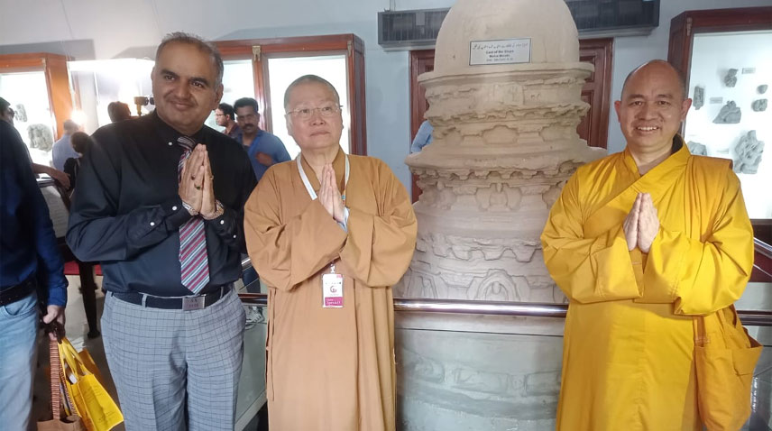 Visiting Korena monk calls for reviving ancient Taxila-Dunhuang spiritual route to reconnect Buddhist world