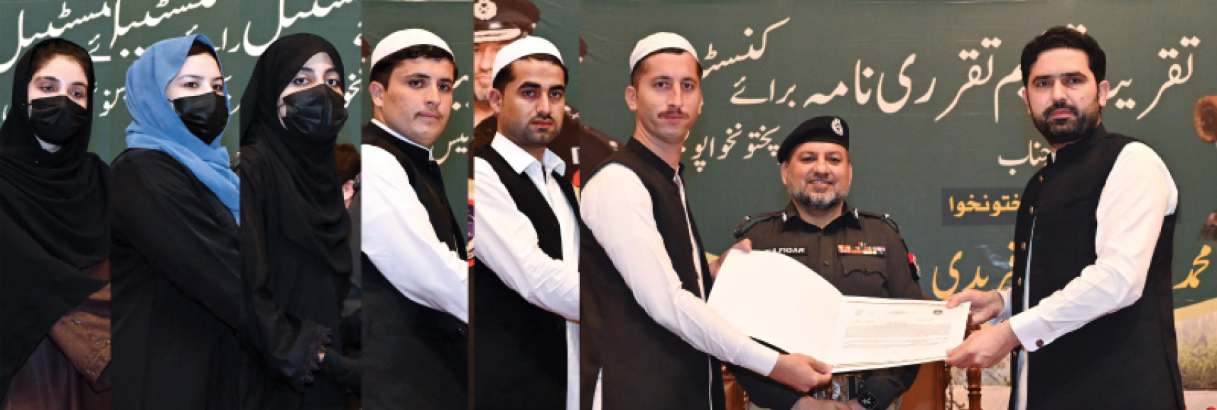 CM Afridi hands appointment letters to 4,306 police constables