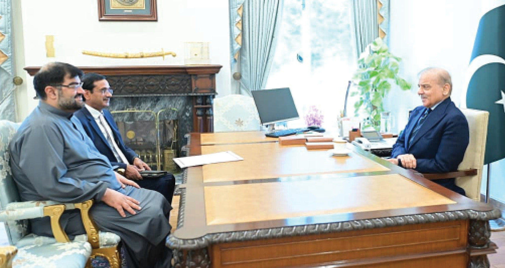 Aimal Wali meets PM Shehbaz, flags KP-Balochistan security, Malakand tax