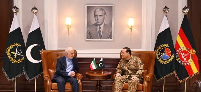 Iranian Interior Minister Calls on Field Marshal Asim Munir at GHQ