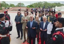 Iranian Interior Minister Iskandar Momeni Pays Tribute to Pakistan’s Martyrs During Islamabad Visit