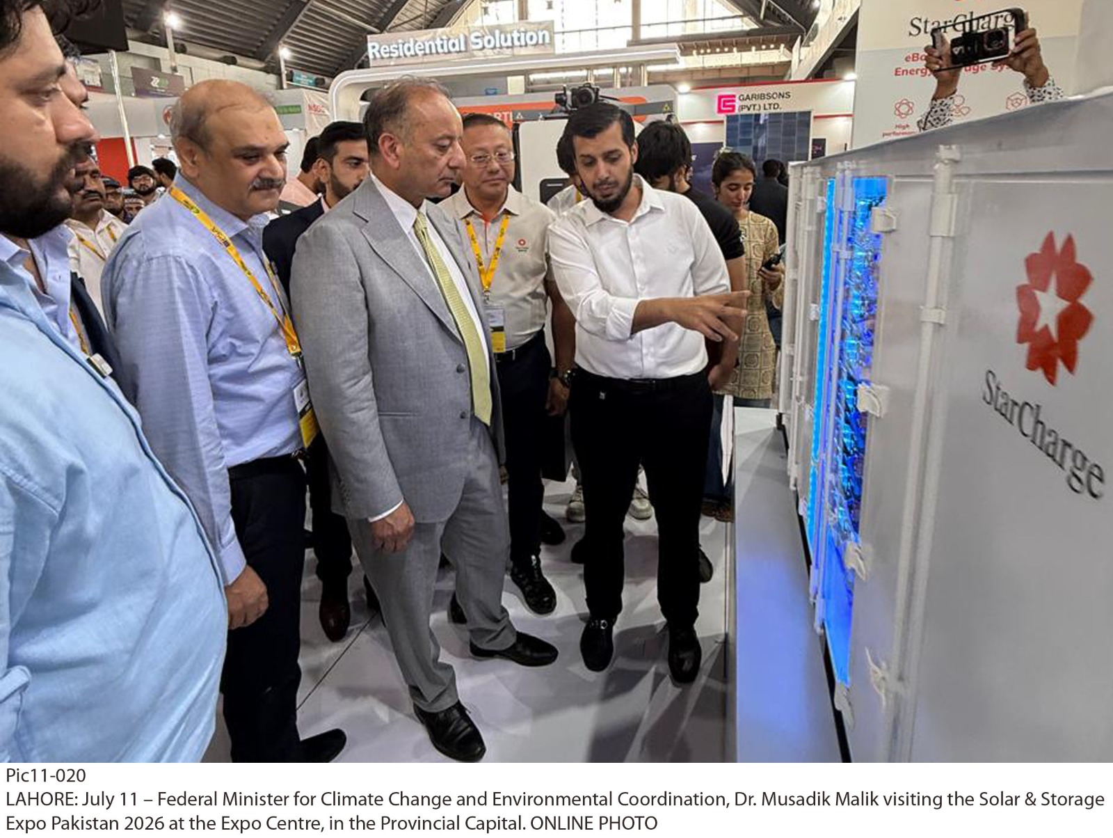 Musadik visits StarCharge Booth at Solar & Storage Expo Pakistan 2026