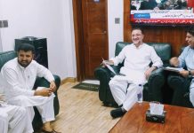 PML-Q leader Safdar Khan Baghi meets KP Health Minister