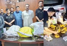 102 Kilograms of Hashish recovered, Two accused arrested