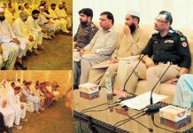 Kohat Admin holds Separate peace jirgas ahead of Chehlum