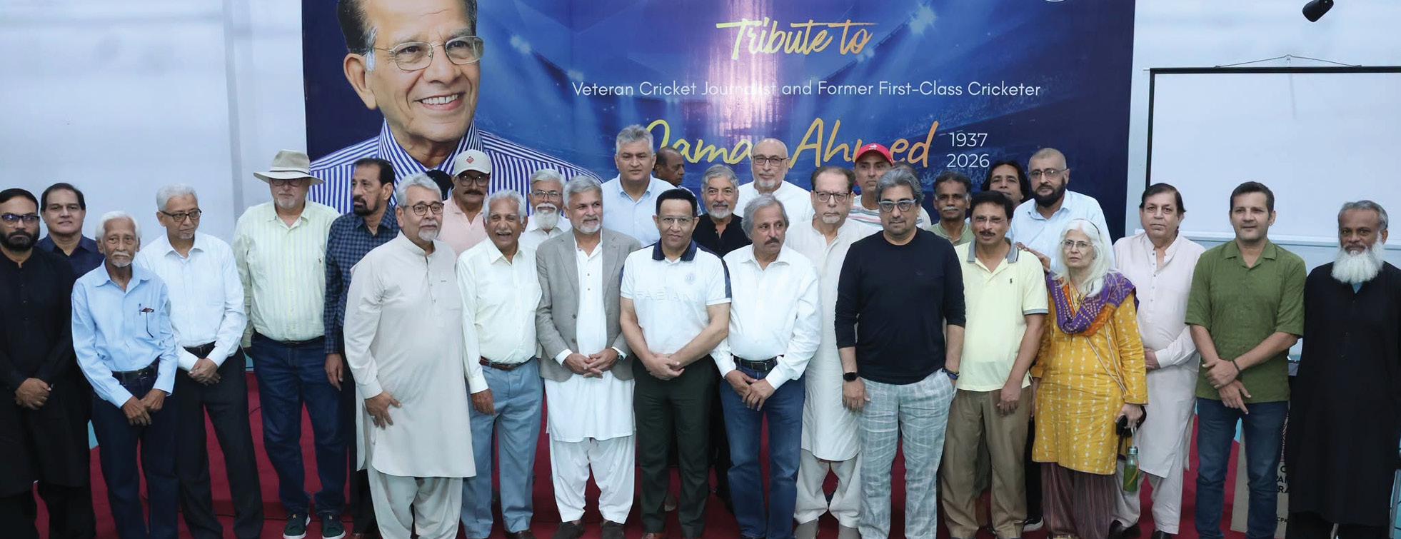 Arts Council of Pakistan Karachi and sports journalists association of Sindh (SJAS) pay tribute to veteran late cricket journalist Qamar Ahmed