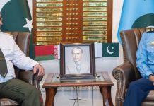 High-level defence delegation of republic of Belarus calls on Air Chief