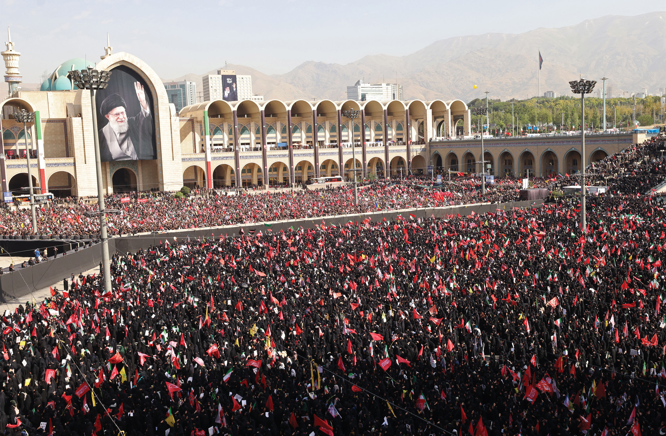 Millions mourn Iran’s Ali Khamenei amid historic funeral procession