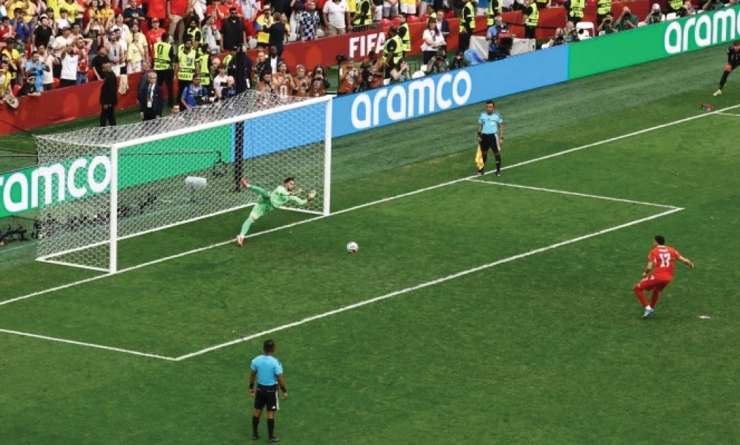 Switzerland reach first World Cup quarter-final since 1954