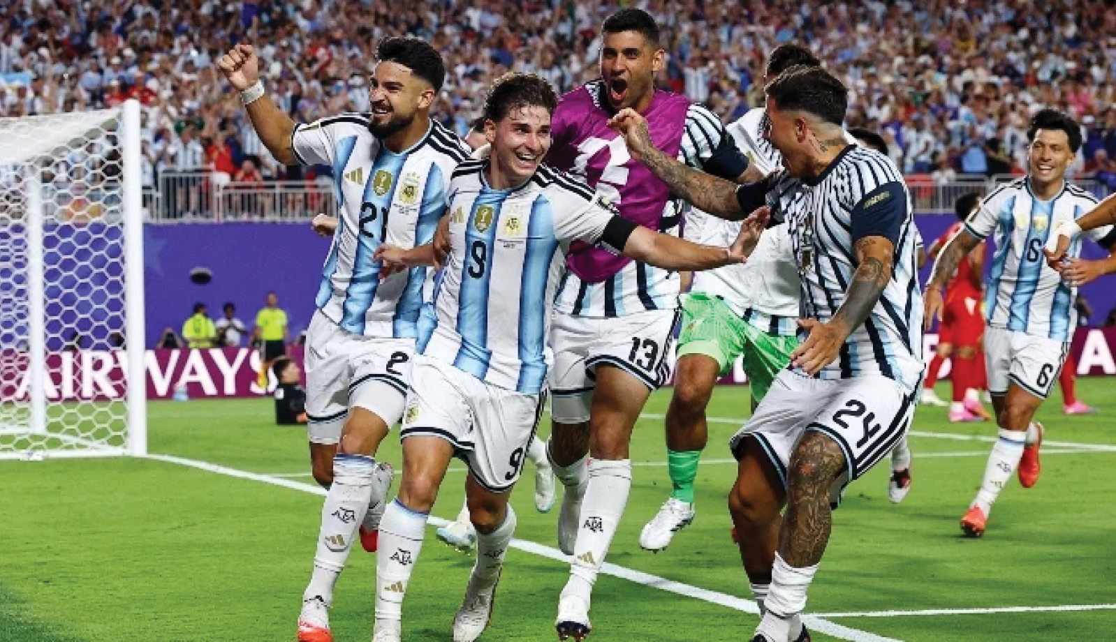 Argentina beat Swiss 3-1 to reach semi-finals