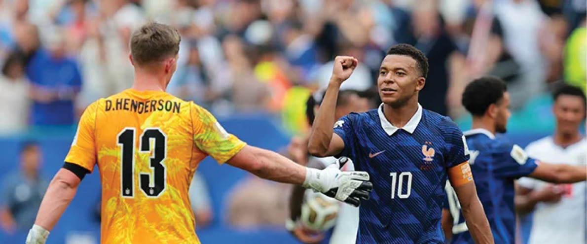 Mbappe breaks World Cup career goals mark