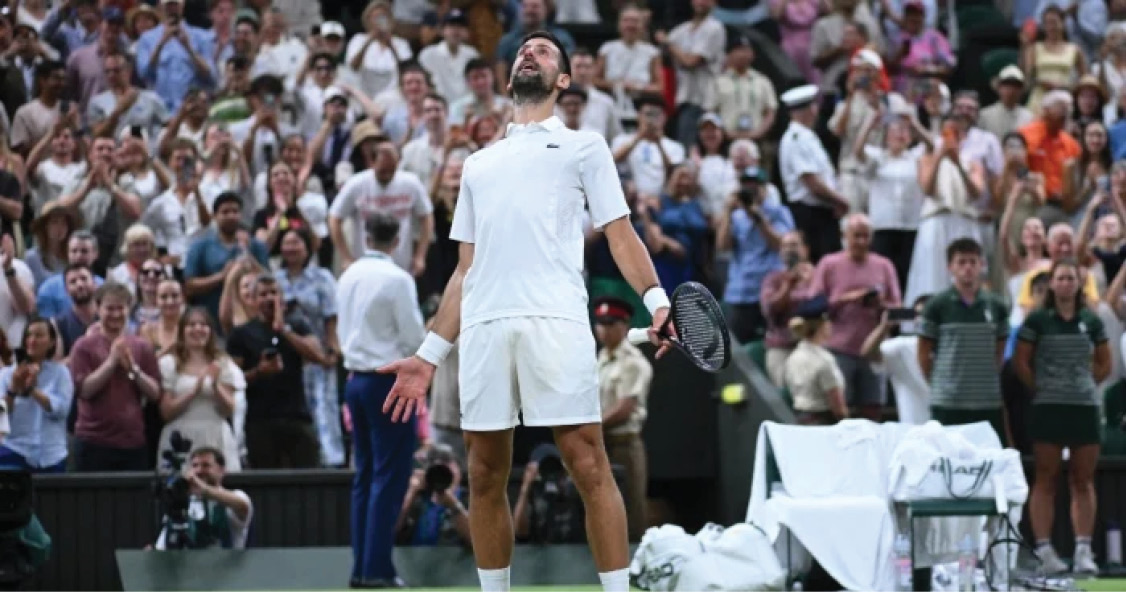 Djokovic outlasts Auger-Aliassime in five-hour battle, cruises into semi