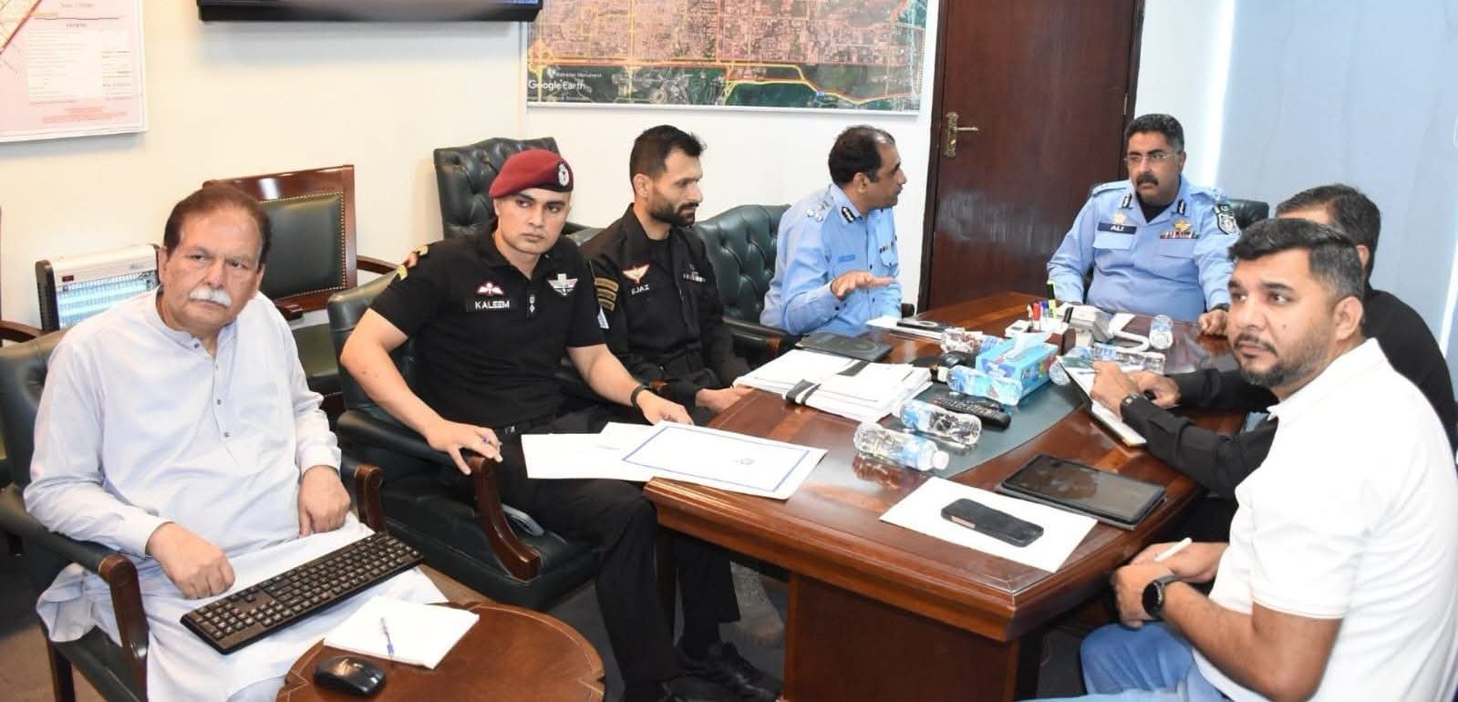 IGP Rizvi reviews security, policing, training at high-level meeting