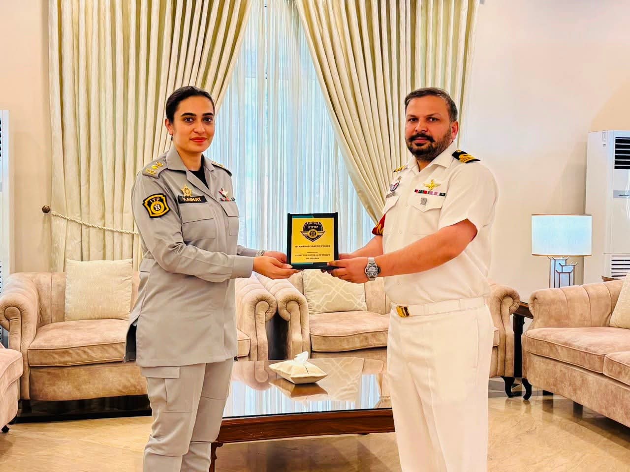 ITP holds road safety seminar for Pakistan Navy officers, drivers at Naval Headquarters