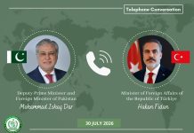 Pakistan, Turkiye reaffirm support for Palestine, express deep concern over Israeli military offensive
