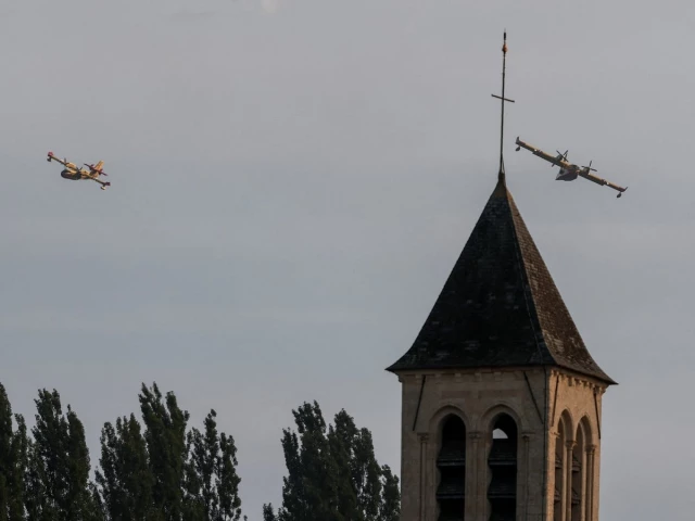 France sends water bombers to tackle wildfire outside Paris