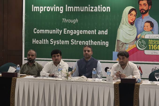 Progress review workshop highlights improvement in immunization across high-risk districts of KP