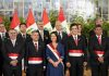 Peru’s Fujimori takes power