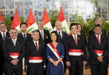 Peru’s Fujimori takes power