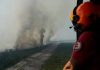 Spain fire evacuees go home