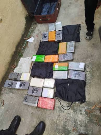 31.5kg of narcotics seized in KP, several suspects held