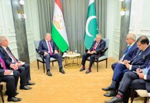 Pakistan, Tajikistan vow to expand bilateral cooperation