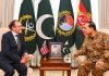 Norwegian FM Eide meets CDF Munir