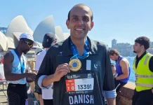 Danish leads Pakistani runners at Sydney Marathon