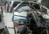 Four killed, six injured in Hiace and dumper collision