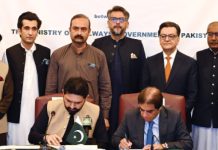 KP, Centre sign pact to revive rail network
