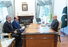 PM Shehbaz meets Rana Mashhood