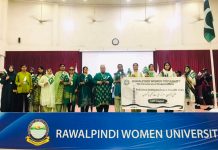 Independence Day celebrated with national spirit at Rawalpindi Women University