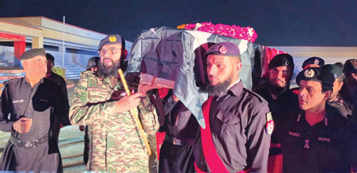 Martyred police laid to rest with state honours