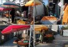 Encroachments surge at Niazi Town Chowk, street access blocked by vendors