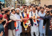 MNA inaugurates Rs50m road infrastructure project