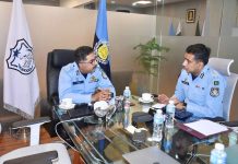 IGP Rizvi, DIG traffic discuss tech-driven policing, enhanced Safe City monitoring