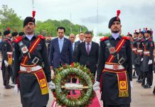 Talal Chaudhary accompanies Malaysian interior minister pay visits to Pakistan Monument, Islamabad Police Lines