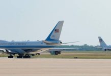Missile threat forced Trump plane switch