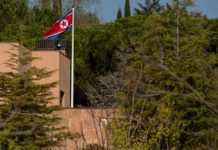 Chaos at North Korean Embassy reception