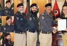 Peshawar police officers rewarded for outstanding performance