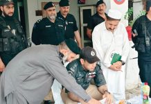 Charsadda DPO inspects police vehicles, equipment during visit to Police Lines