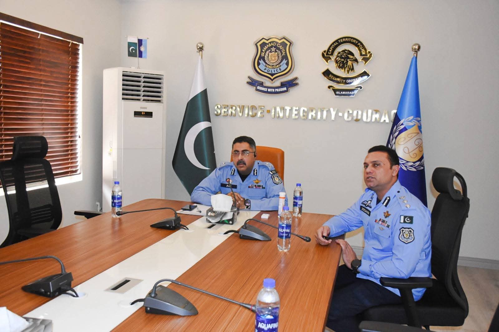 Foreign delegations, diplomats' security in focus as IGP Rizvi meets VVIP security chief