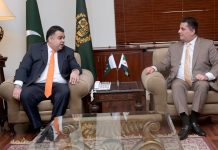 Syrian Ambassador calls on SAPM/MoS Fahd Haroon